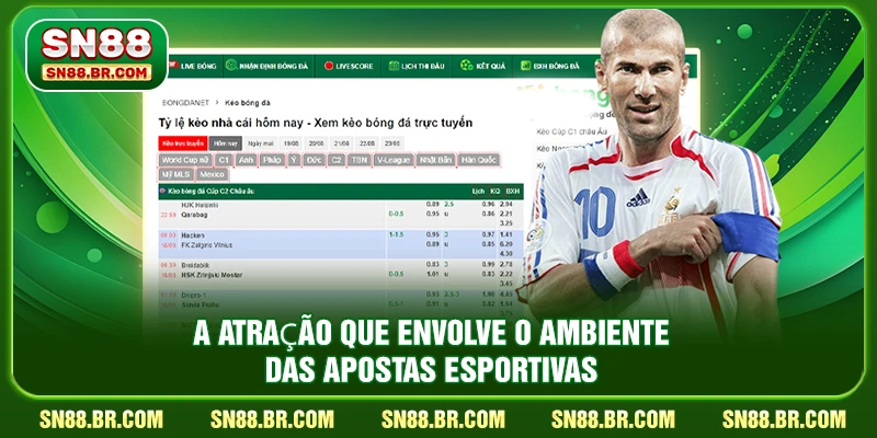 A atração que envolve o ambiente das apostas esportivas
