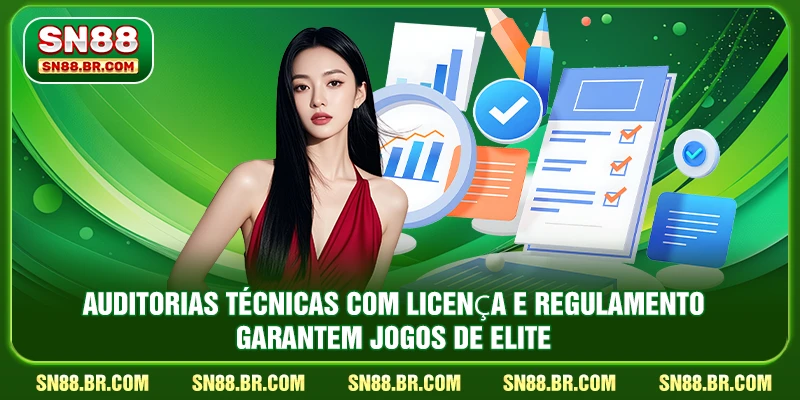 Auditorias técnicas com licença e regulamento garantem jogos de elite