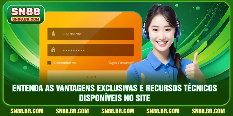 Entenda as vantagens exclusivas e recursos técnicos disponíveis no site