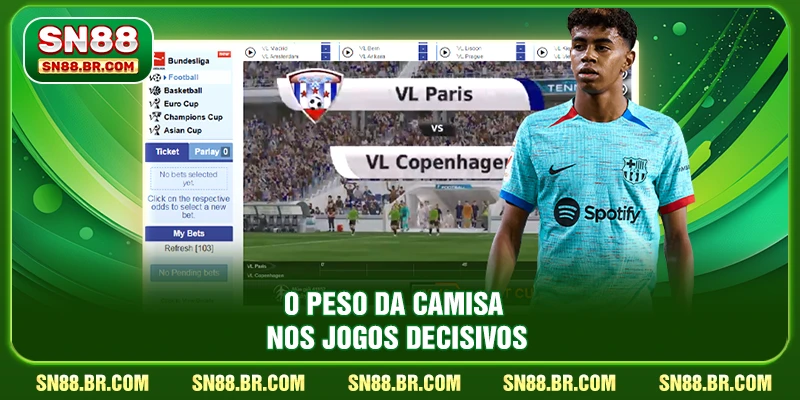 O peso da camisa nos jogos decisivos