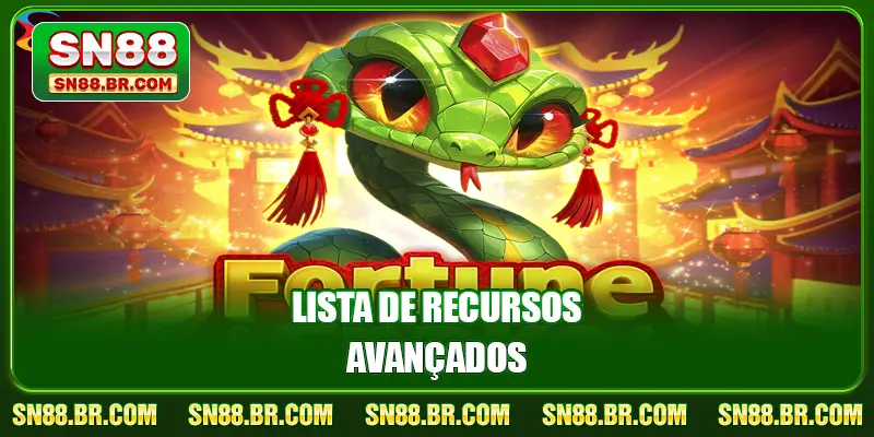 Lista de recursos avançados